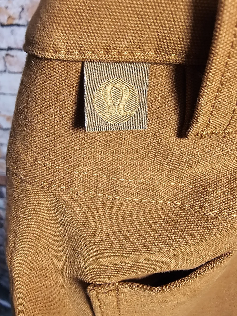 Lululemon Utility Canvas Pants Size 28 NWOT Brown Stretch Carpenter Workwear